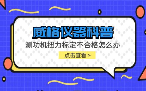 威格仪器-测功机扭力标定不合格怎么办插图